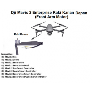 Front Right Arm Dji Mavic 2 Enterprise kaki Depan Kanan